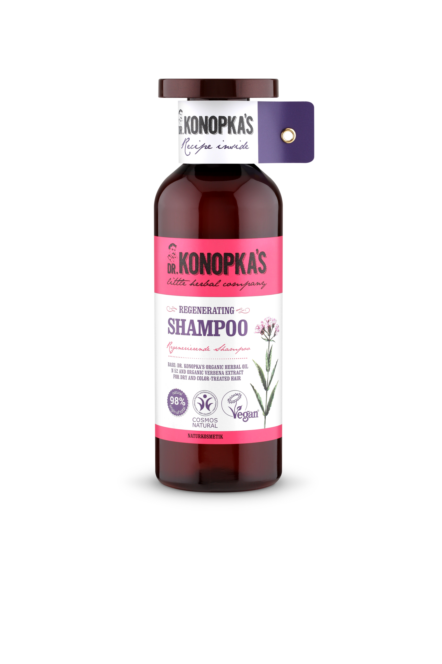 Dr Konopka's nærandi sjampó fyrir þurrt og litað hár