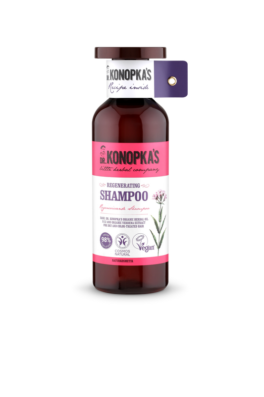 Dr Konopka's nærandi sjampó fyrir þurrt og litað hár